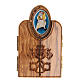 STOCK tryptych with image of the Jubilee of Mercy in olive wood s3
