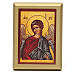 STOCK Small painting Angel golden border 10x6,5cm s1