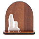 STOCK Obrazek drewniany 7cm Matka Boska z Lourdes s2