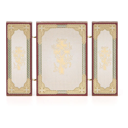 Triptychon aus Holz Heilige Familie, 13x8 cm 5
