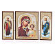 Triptychon aus Holz russisch Auferstehung Jesu Christi, 21x12 cm s1