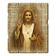 Quadro em madeira moldada Sagrado Coração de Jesus s1