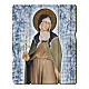 Saint Clare of Cimabue painting in moulded wood s1