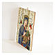 Our Lady of Perpetual Help painting in moulded wood with hook on the back s2