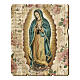 Bild aus Holz retro Unsere Liebe Frau von Guadalupe s1