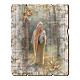 Madonna del Bosco painting in moulded wood with hook on the back s1