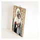 Bild aus Holz retro Madonna der Lilien von Bouguereau s2