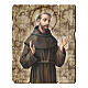 Bild aus Holz retro Franz von Assisi s1