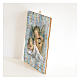 The Guardian Angel with lantern painting in moulded wood with hook on the back s2