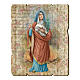 Saint Agatha painting moulded with hook on the back s1