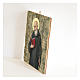 Obraz Św. Benedykt retro drewno profilowany brzeg haczyk s2