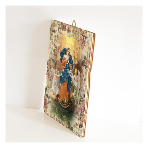 Mary Untire of Knots moulded painting with hook on the back 2