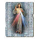 Cadre en bois profilé Christ Miséricordieux 35x30 cm s1