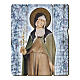 Bild aus Holz Klara von Assisi, 35x30 cm s1