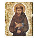 Quadro in Legno Sagomato San Francesco Assisi 35x30 s1