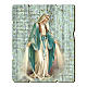 Our Lady of Miracles moulded wooden painting with hook on the back 35x30 cm s1