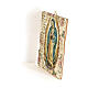 Quadro em madeira moldada gancho no verso Nossa Senhora de Guadalupe 35x30 cm s2