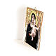 Bild aus Holz retro Vergine del Giglio, 35x30 cm s2
