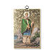 Saint Patrick woodcut with the prayer of the Traveller ITALIAN s1