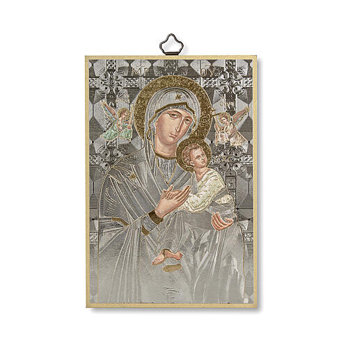 Impressão na madeira Ícone Nossa Senhora do Perpétuo Socorro 1