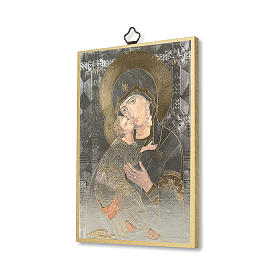 Stampa su legno Icona Madonna della Tenerezza