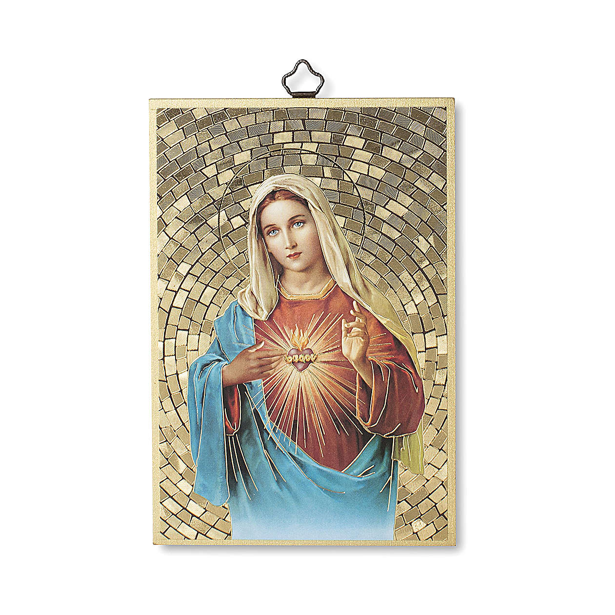 The Immaculate Heart of Mary woodcut online sales on HOLYART.co.uk