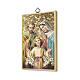 Impressão na madeira Sagrada Família de Nazaré s2