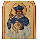 Icona dipinta a mano S. Ivo di Bretagna - Monastero di Montesole s2