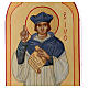 Saint Ivo of Kermartin icon hand painted in the Montesole monastery in Italy s2