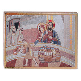 Cuadros, estampas y manuscritos iluminados: Cuadro Estampa Bodas de Caná 5x5 cm Rupnik Cuadros, estampas y manuscritos iluminados: Cuadro Estampa Bodas de Caná 5x5 cm Rupnik