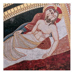 Quadri, stampe, codici miniati: La Pietà di Rupnik quadretto 5x5 cm Quadri, stampe, codici miniati: La Pietà di Rupnik quadretto 5x5 cm