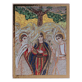 Tableaux, gravures, manuscrit enluminé: Cadre à poser 5x5 cm Trinité Rupnik