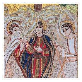 Tableaux, gravures, manuscrit enluminé: Cadre à poser 5x5 cm Trinité Rupnik