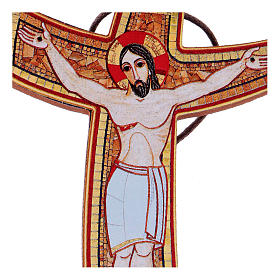 Crocifissi in legno: Croce Rupnik 5x10 cm