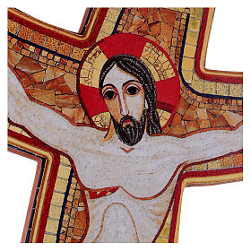 Crocifissi in legno: Croce della Misericordia Rupnik 25x35 cm