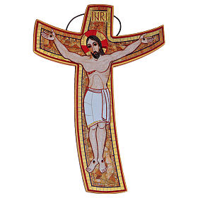 Crocifissi in legno: Croce della Misericordia da tavolo e muro 15x25 cm