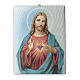 Cuadro sobre tela pictórica Sagrado Corazón de Jesús de María 25x20 cm s1