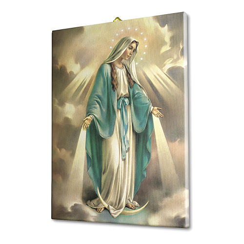 Our Lady of Grace canvas print, 10x8" 2