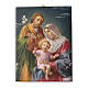 Painting on canvas Holy Family 25x20 cm s1