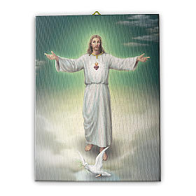 Cadre sur toile Jésus à bras ouverts 40x30 cm
