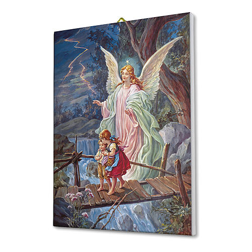 Painting on canvas Guardian Angel 40x30 cm 2