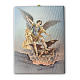 Painting on canvas Saint Michael Archangel 70x50 cm s1