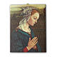 Bild auf Leinwand Madonna nach Lippi, 25x20 cm s1
