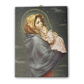 Quadro su tela pittorica Madonna del Ferruzzi 25x20 cm