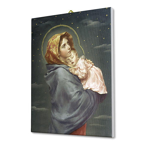 Quadro su tela pittorica Madonna del Ferruzzi 40x30 cm 2