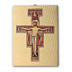 Cuadro sobre tela pictórica Crucifijo de San Damián 25x20 cm s1