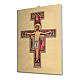 Cuadro sobre tela pictórica Crucifijo de San Damián 25x20 cm s2