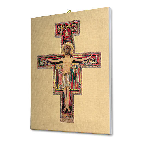 Bild auf Leinwand Kreuz von San Damiano, 70x50 cm 2