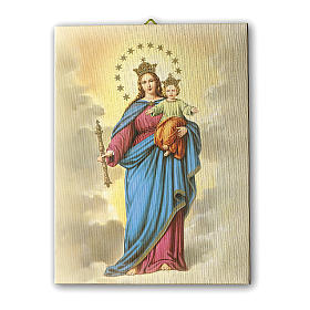Mary Help of Christian print on canvas 70x50 cm
