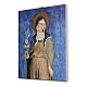 Cuadro sobre tela pictórica Santa Clara de Simone Martini 25x20 cm s2